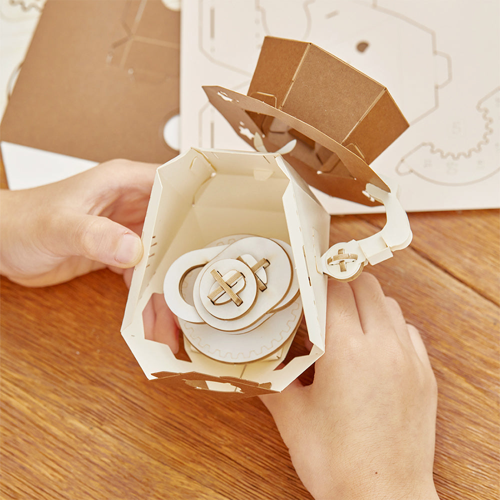 ROBOTRY Moving Paper Robots Making Kit， Magi | Crank - Learn Very Basic 5 Robot Mechanisms