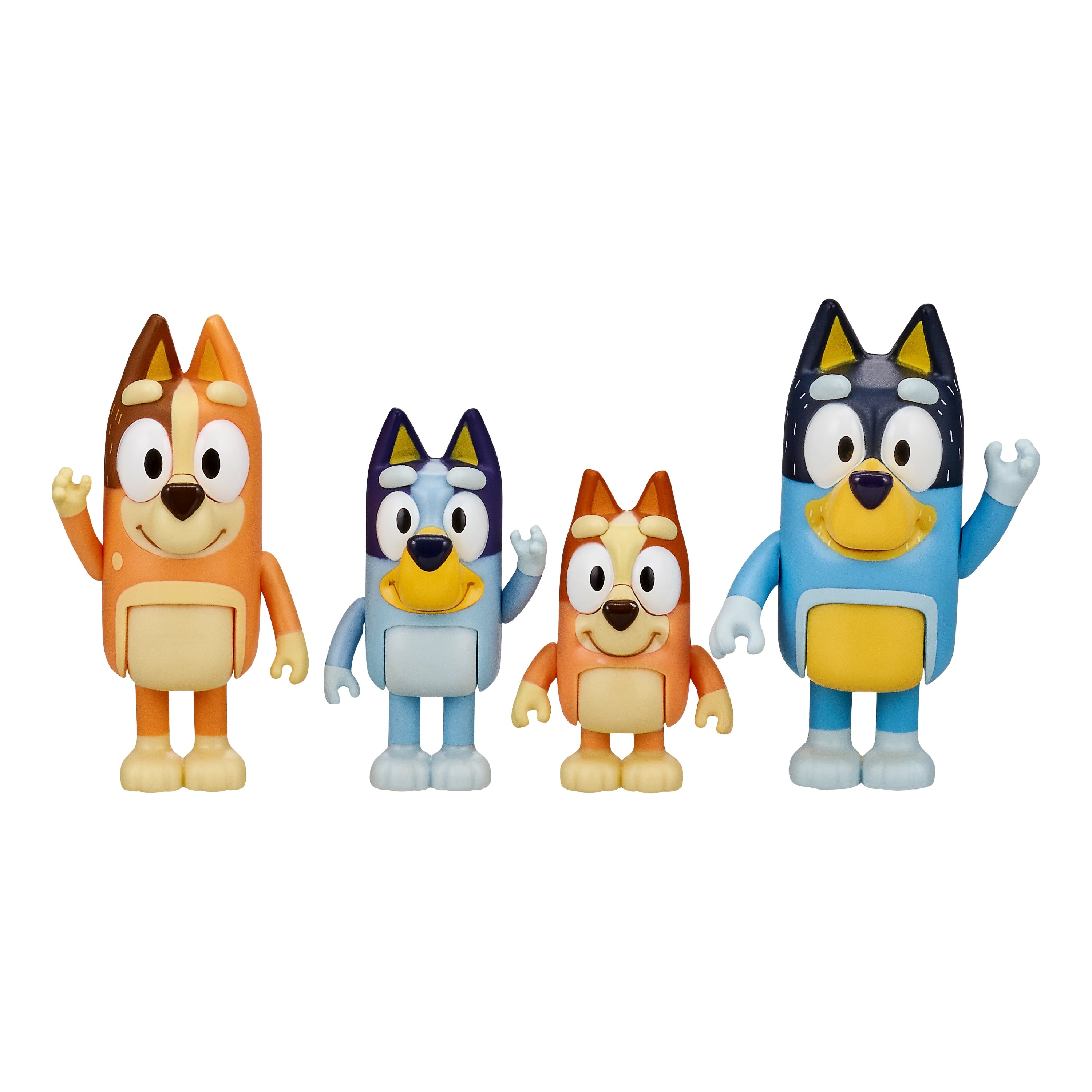 Bluey and Family 4 Pack of 2.5-3