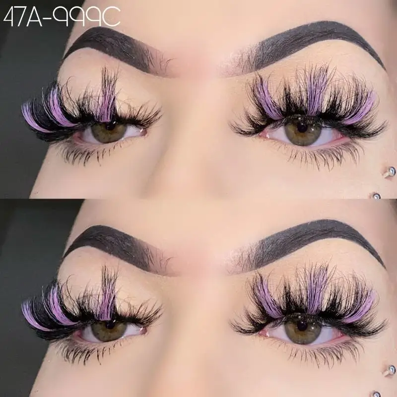Custom Private Label 5D Color False Eyelashes