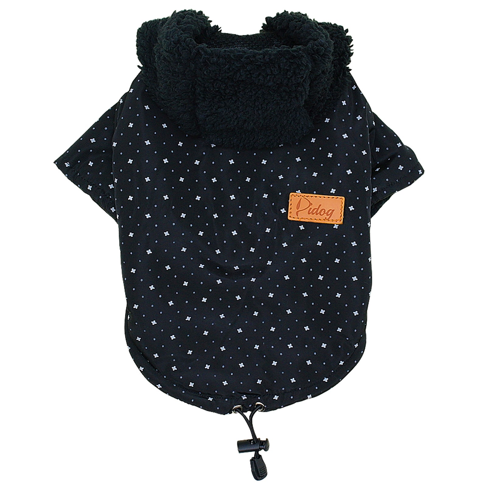 Tineer Pet Puppy Little Star Coat，Pet Dog Warm Winter Clothes Puppy Cats Sweater Apparel Small Dog Clothes (S， Black)