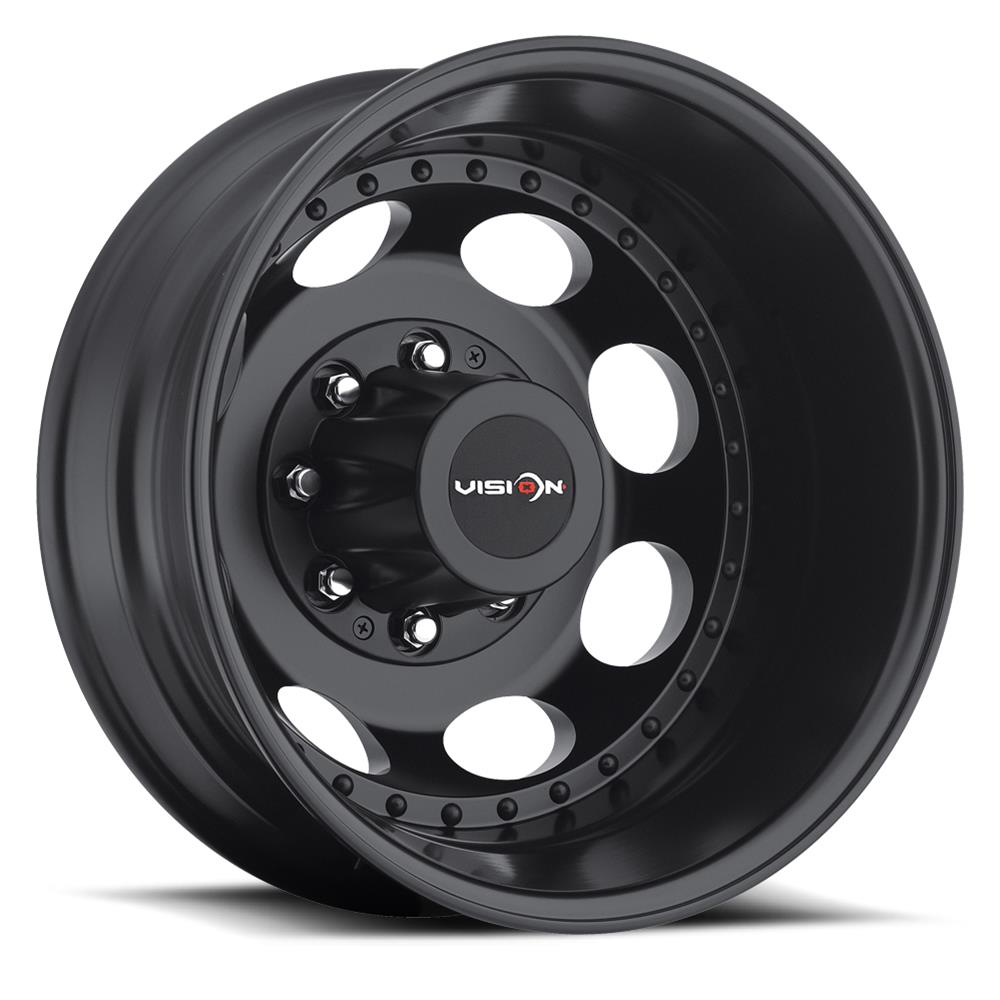 Vision Wheel 181Z9681MBR121 Vision HD 181 Hauler Dually Series Matte Black Wheels