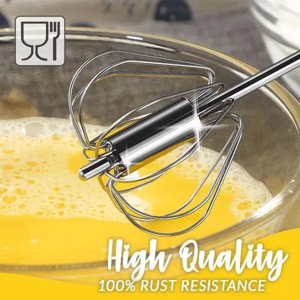 🔥BIG SALE - 49% OFF🔥Stainless Steel Semi-Automatic Whisk - BUY 2