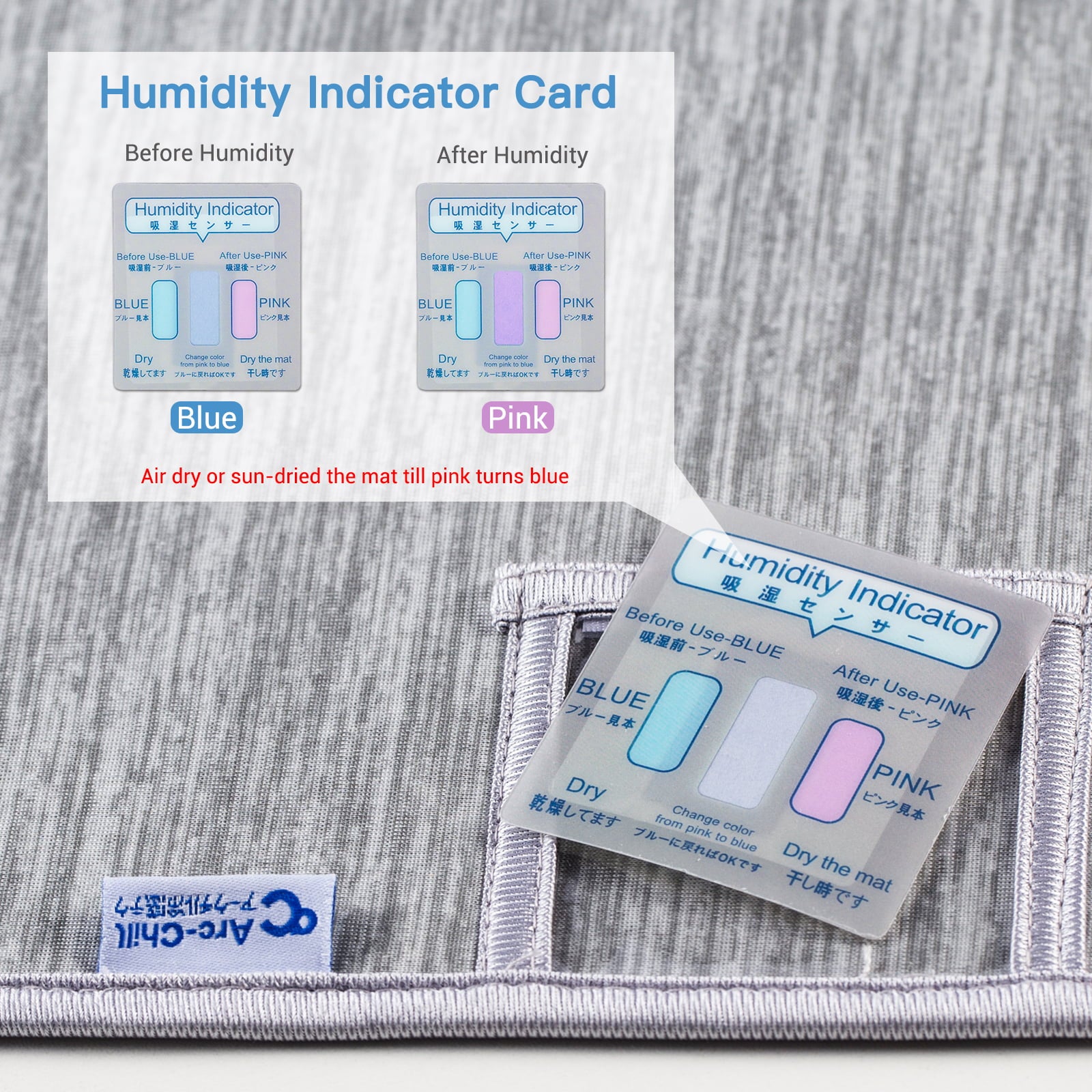 Quntis Dog Cooling Mat， Sleeping Pad Breathable Dog Kennel Pad Washable， Pet Summer Cooling Mat for Small Medium Dogs Cats Indoor Outdoor， 32 x 44 inch Gray