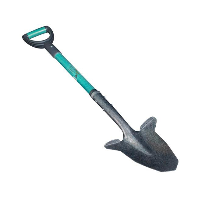 Spear Head Spade SHFD3-Teal Short Reinforced Fiberglass Handle with Cushion D Grip, Teal