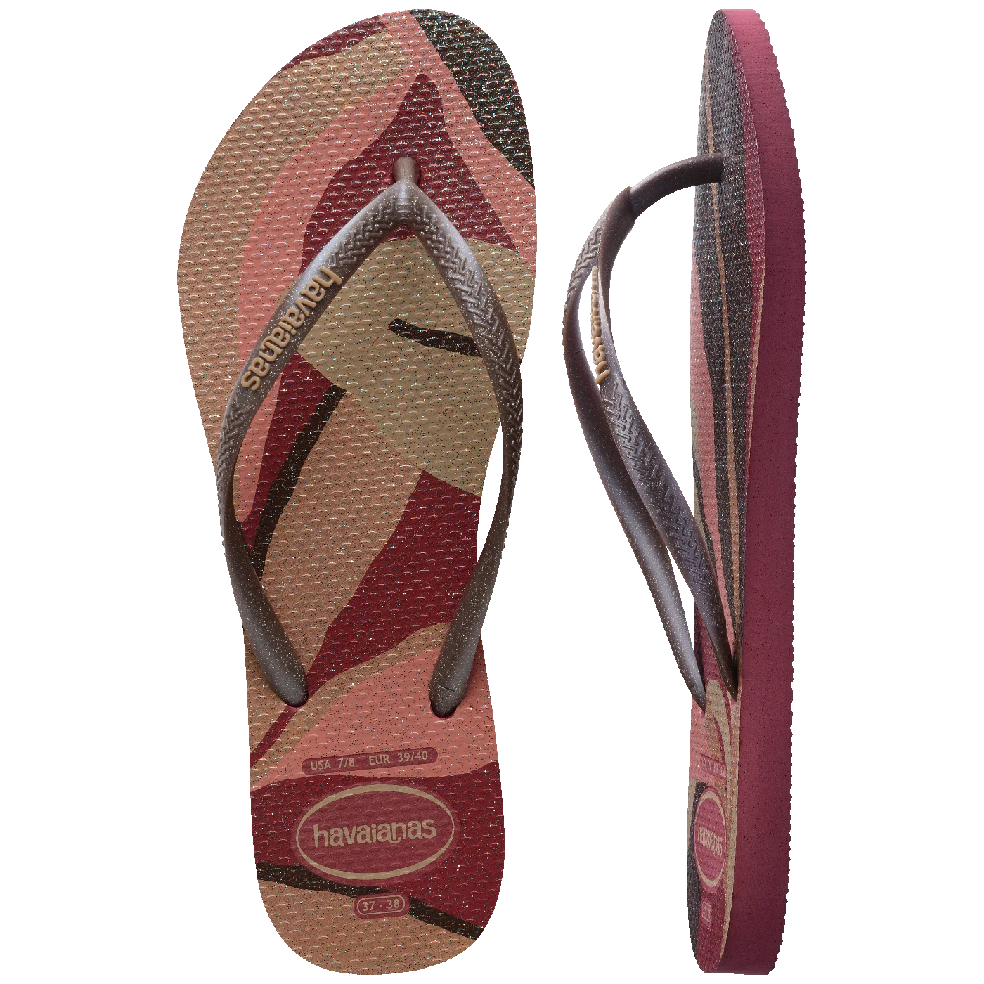 Chinelo Havaianas Slim Palette Glow