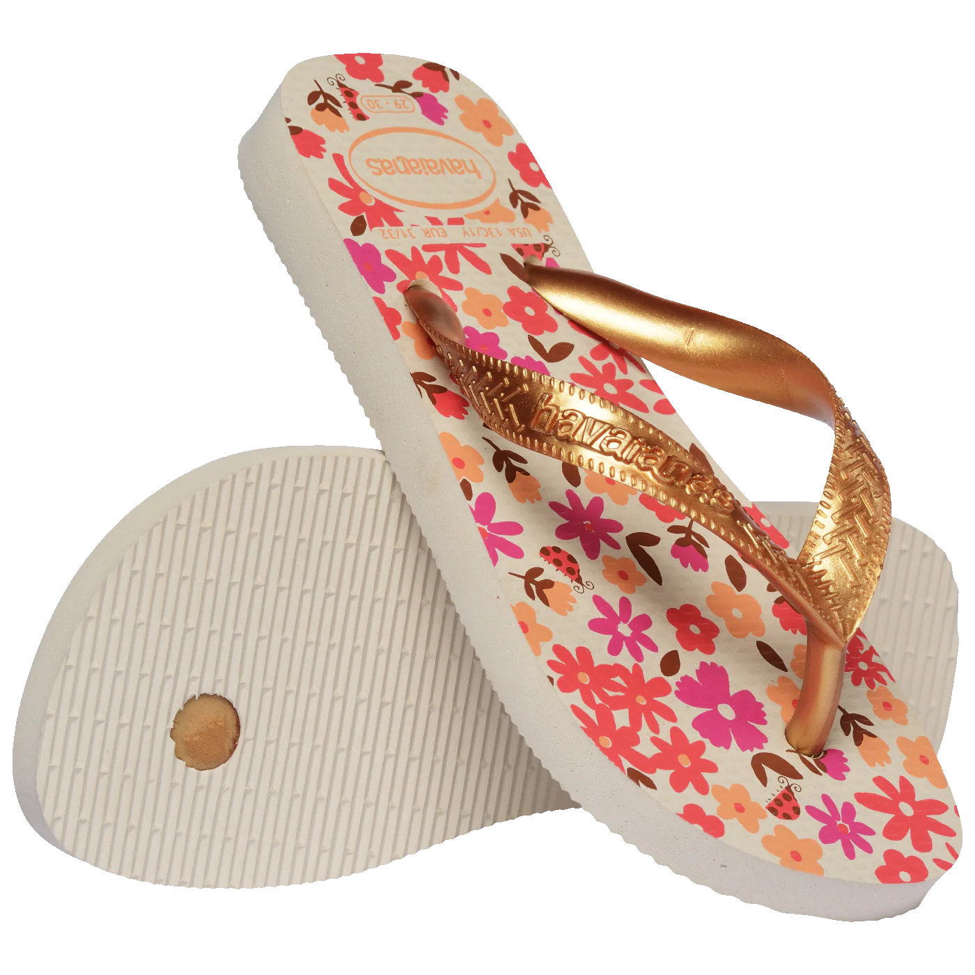 Chinelo Havaianas Infantil Flores