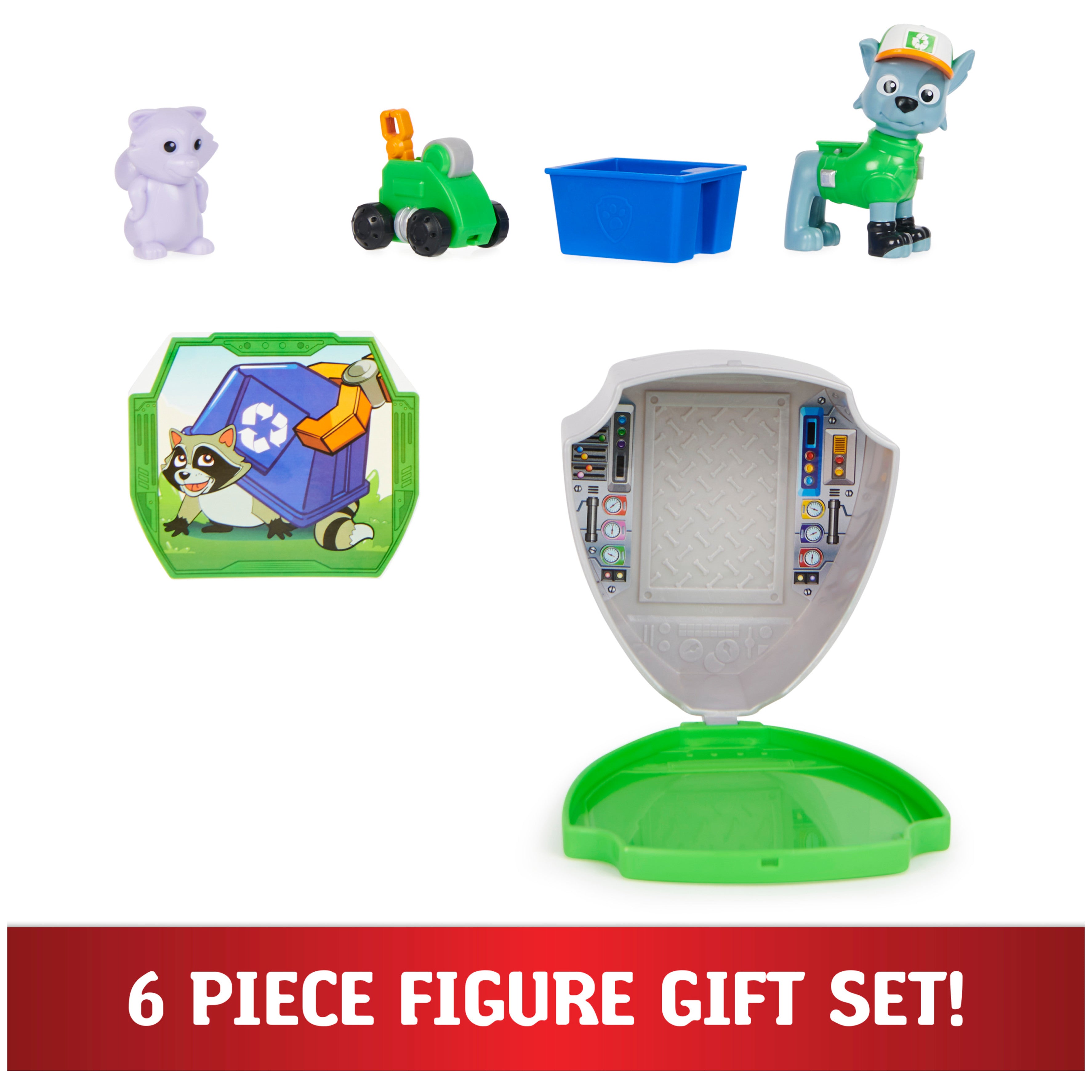 PAW Patrol， Big Truck Pups Rocky 2.5-inch Action Figure