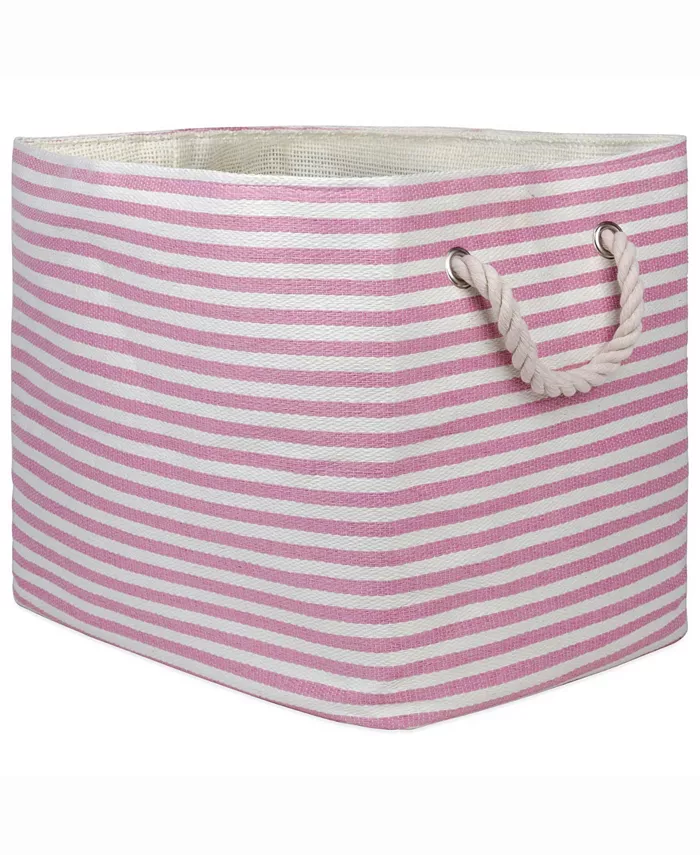 Design Imports Design Import Paper Bin Pinstripe， Rectangle