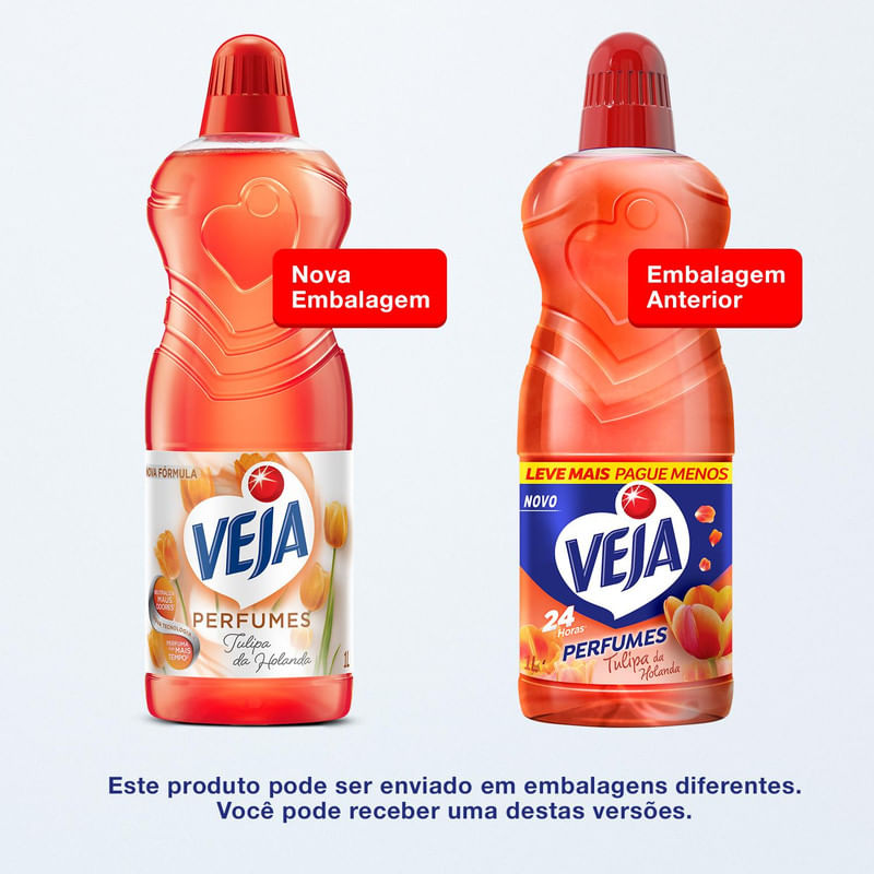 Limpador Perfumado Veja Tulipa da Holanda - 1L