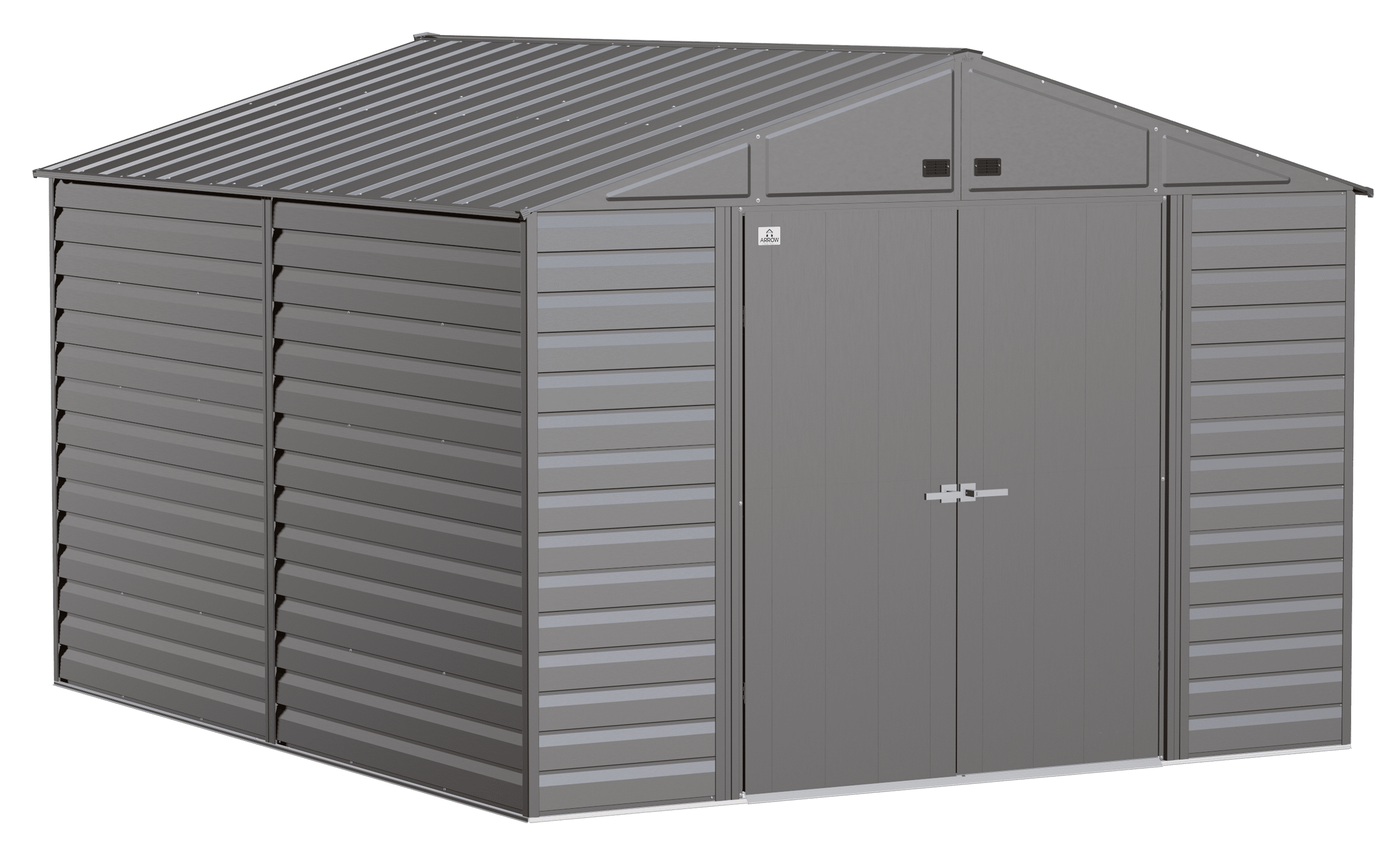 Arrow SCG1012CC 10 x 12 ft. Arrow Select Steel Storage Shed, Charcoal