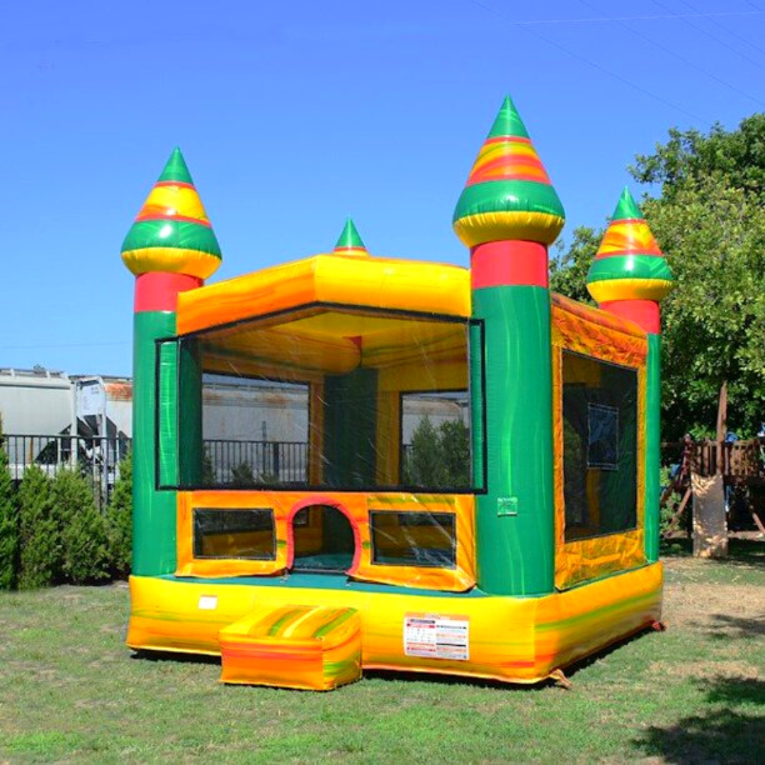 JumpOrange Fiesta Inflatable Bounce House for Kids and Adults (13' x 13')， Commercial Grade