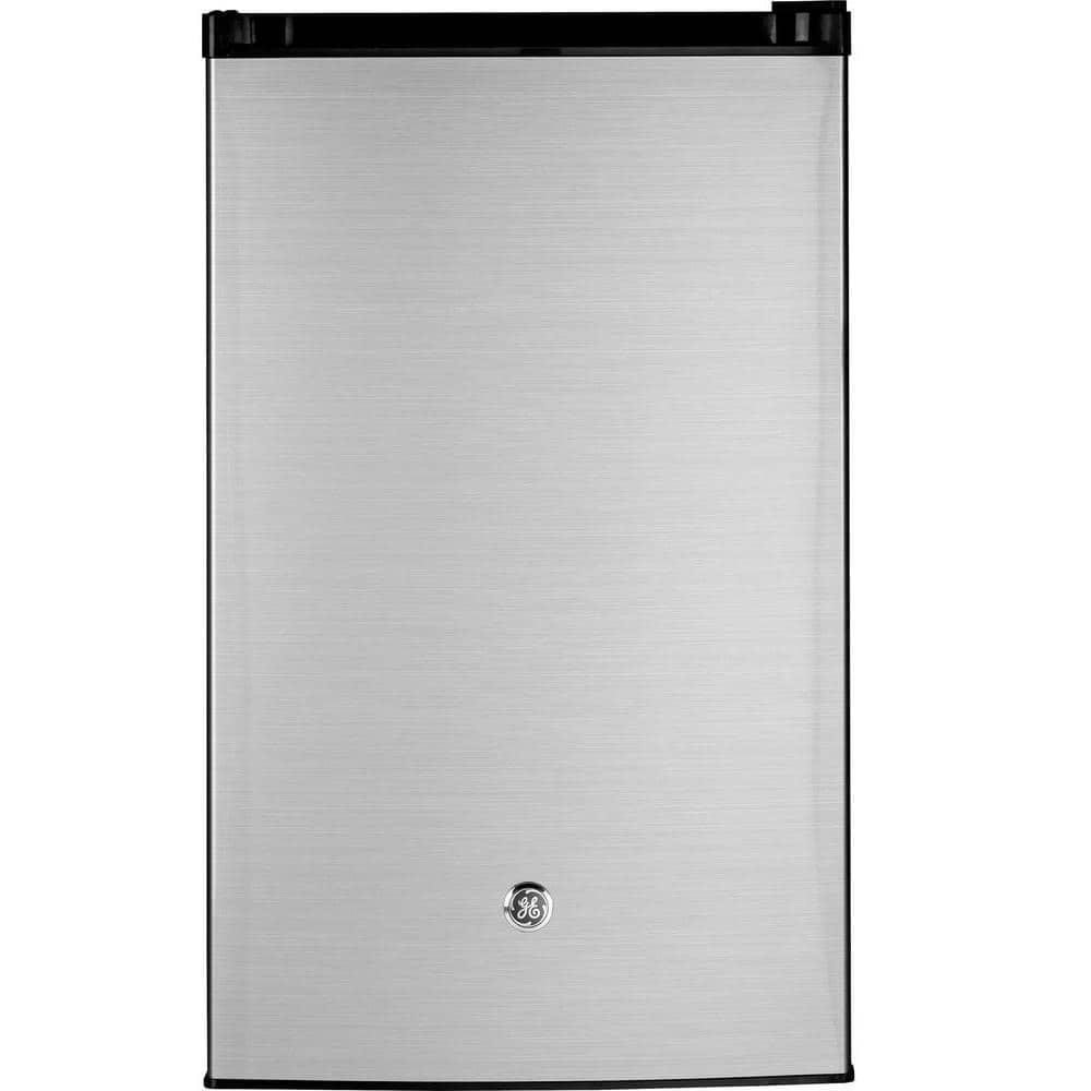 GE 44 cu ft Mini Fridge in Clean Steel
