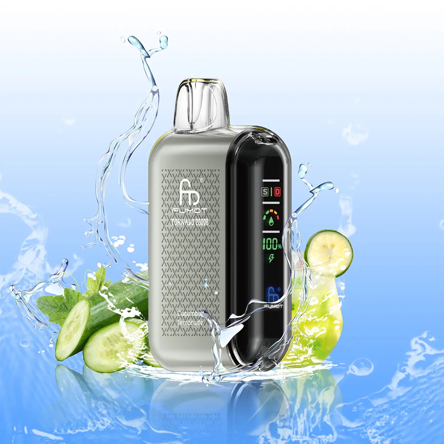 Fumot Tornado Vape 20000 - Cucumber Lemonade