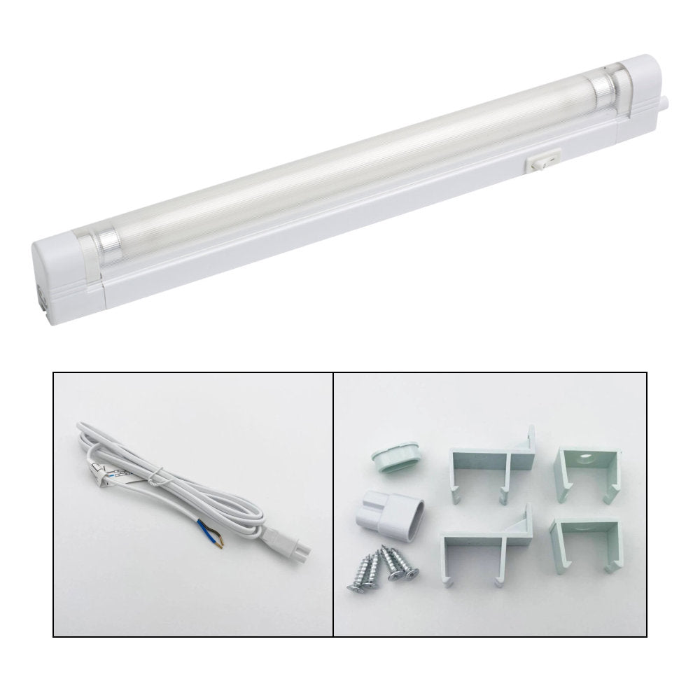 Britalia BRL-T56W White 6W T5 Ultraslim Switched Fluorescent Striplight 266mm