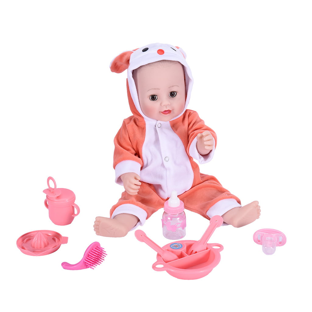 Oalirro Clearance Deals 17 Inc Realistic Reborn Baby Dolls Lifelike Baby Dolls for Girls Weighted Newborn Dolls That Look Real Girl for Ages 3+