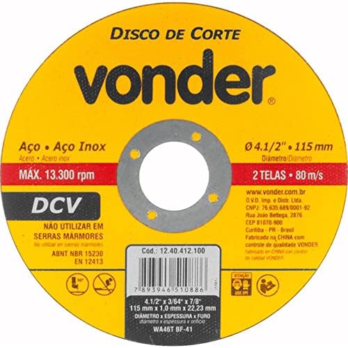 Vonder, Conjunto Esmerilhadeira De 4.1/2