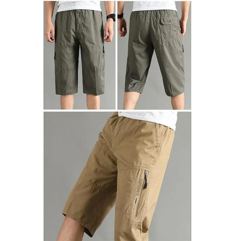 Bermuda Masculina Lion™ Estilo Cargo / Bolsos Seguros, Estilo Atemporal e Caimento na Medida Certa!