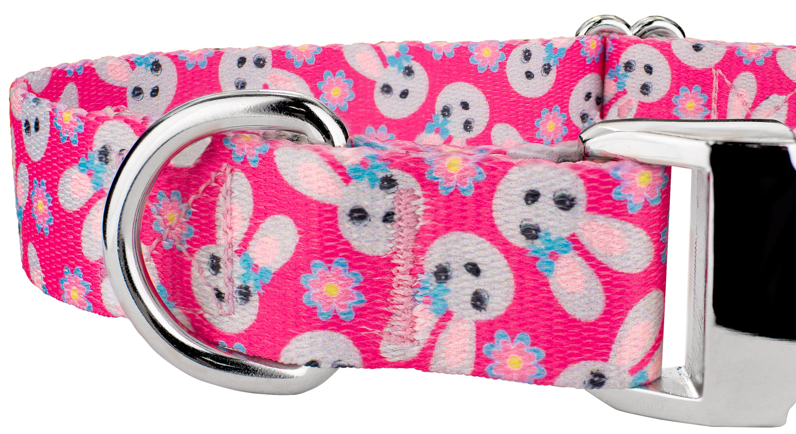 Country Brook Petz® Premium Spring Bunnies Dog Collar and Leash， Medium
