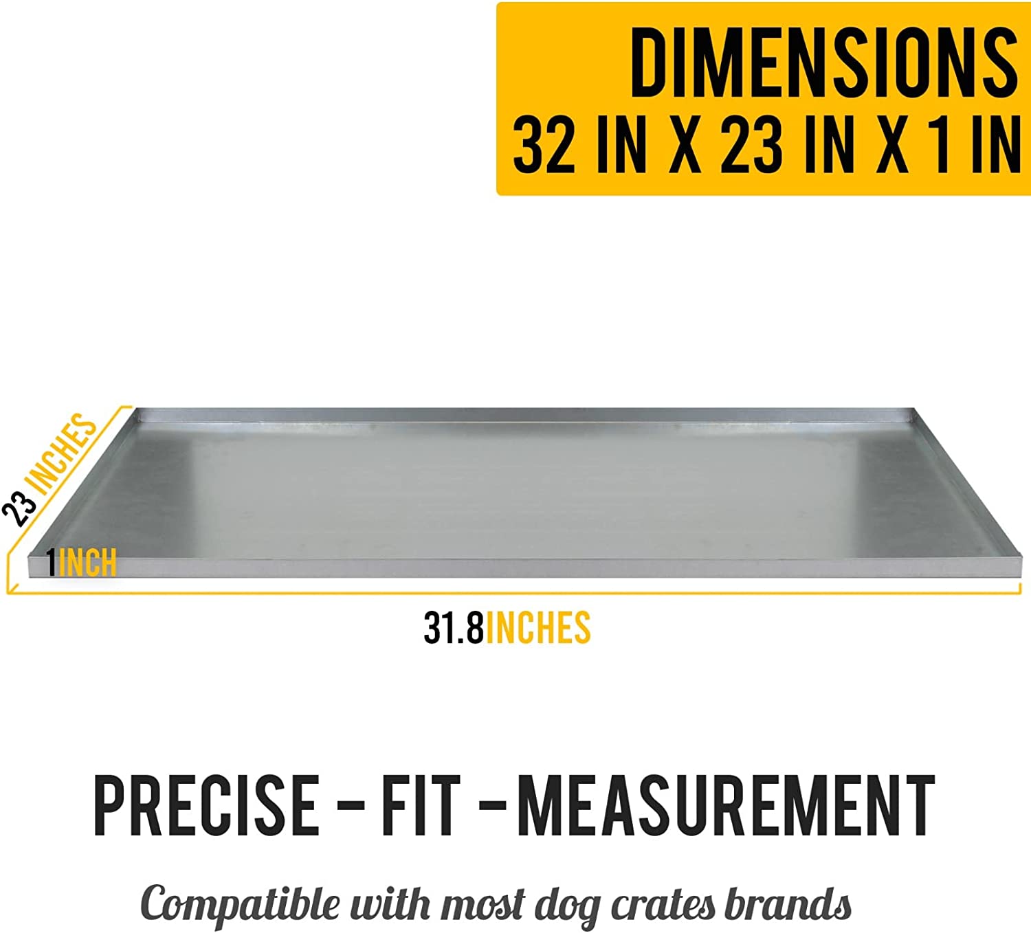 Large Dog Crate Tray 32