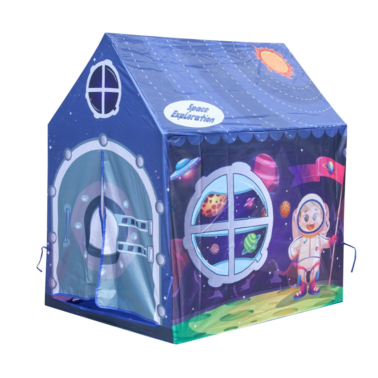 Sunward Space House Children's DIY Tent Play Tent Kids Pretend Playhouse