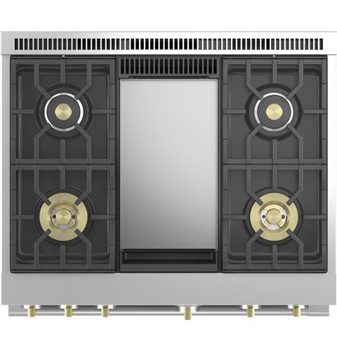 Monogram ZGP364NDTSS 36quot All Gas Professional Range with 4 Burners an