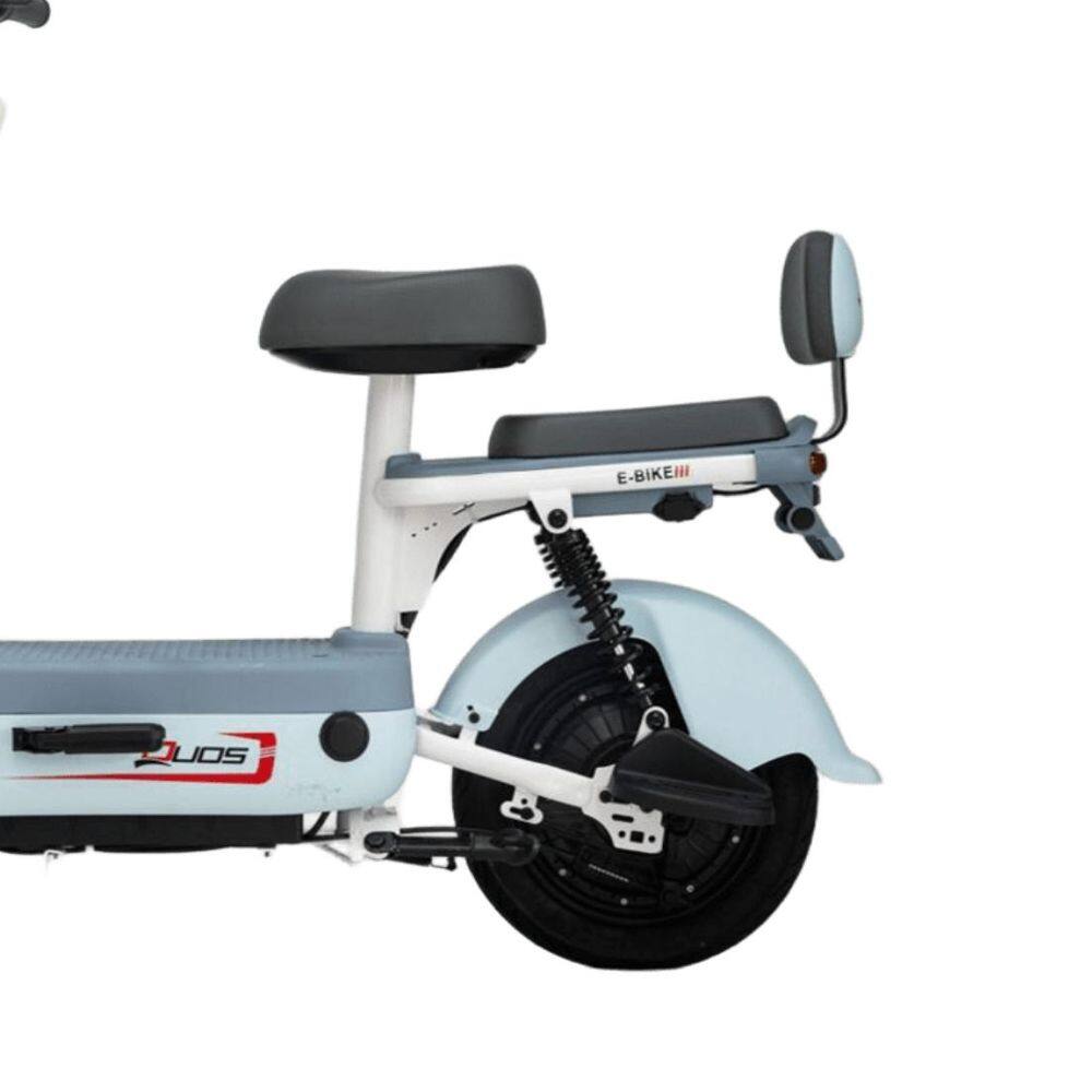 Bicicleta Elétrica Scooter com Alarme 500W 48V Bee Azul Duos