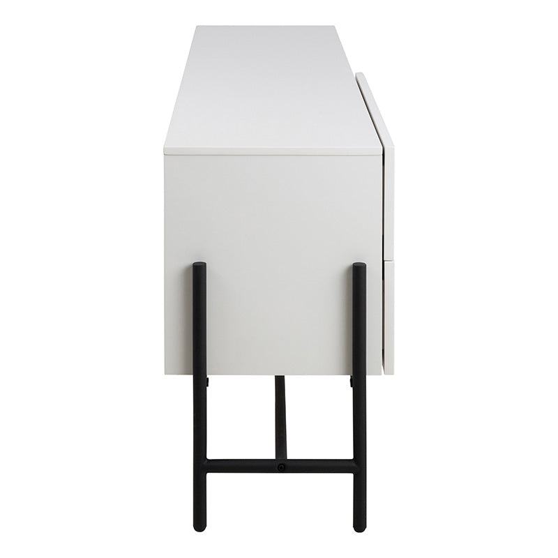 MOGEN Sideboard  Buffet 185cm - White & Black