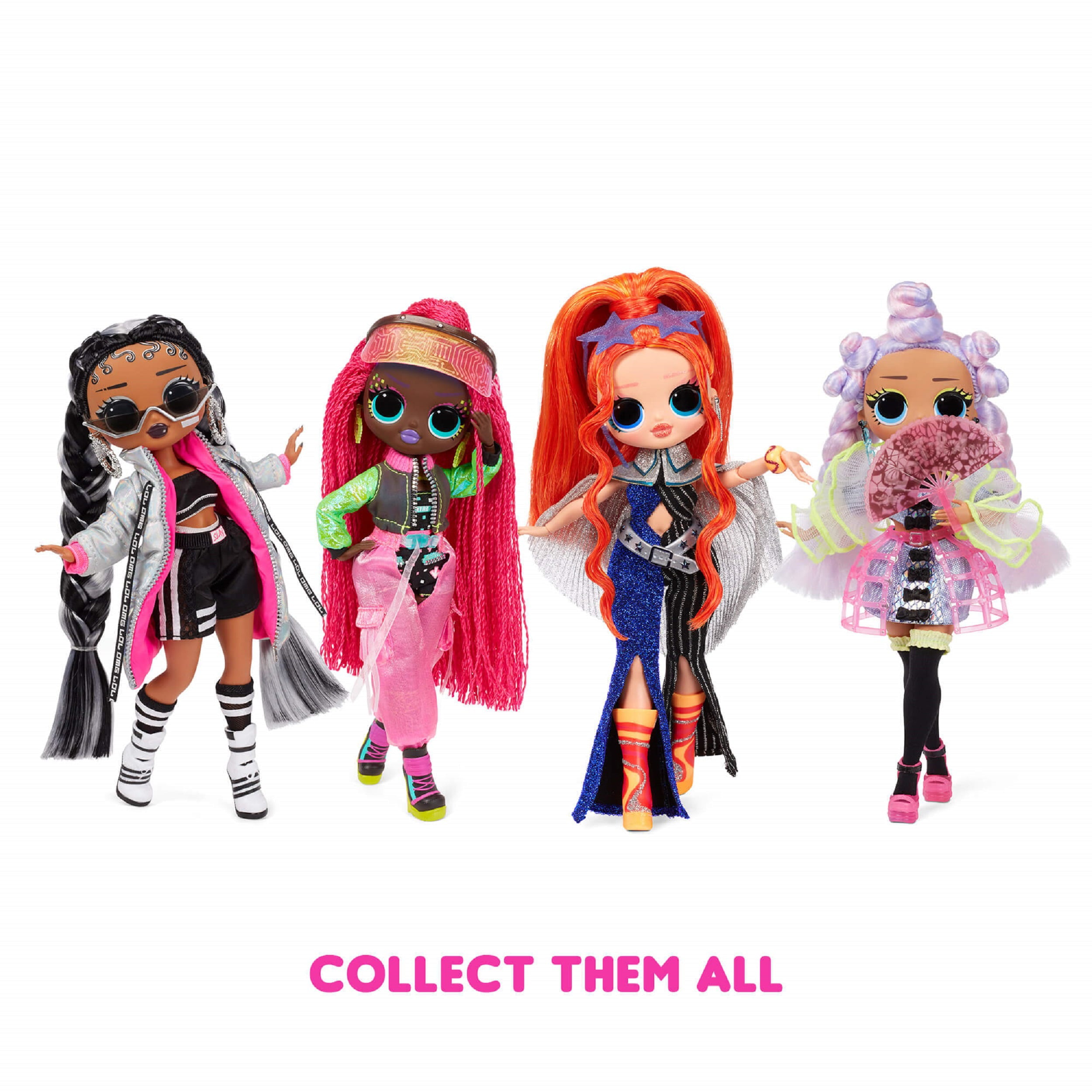 LOL Surprise OMG Dance Dance Dance Virtuelle Fashion Doll With 15 Surprises Including Magic Blacklight, Shoes, Hair Brush, Doll Stand and TV Package - For Girls Ages 4+