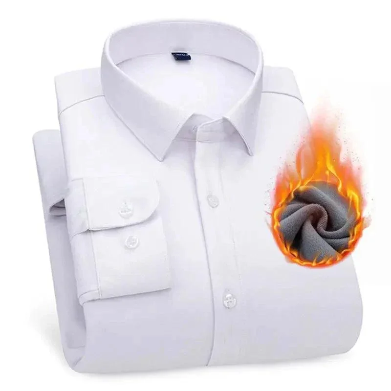 Camisa Percival™ Design Minimalista com Forro em Veludo / Elegância e Conforto para Conquistar no Inverno!