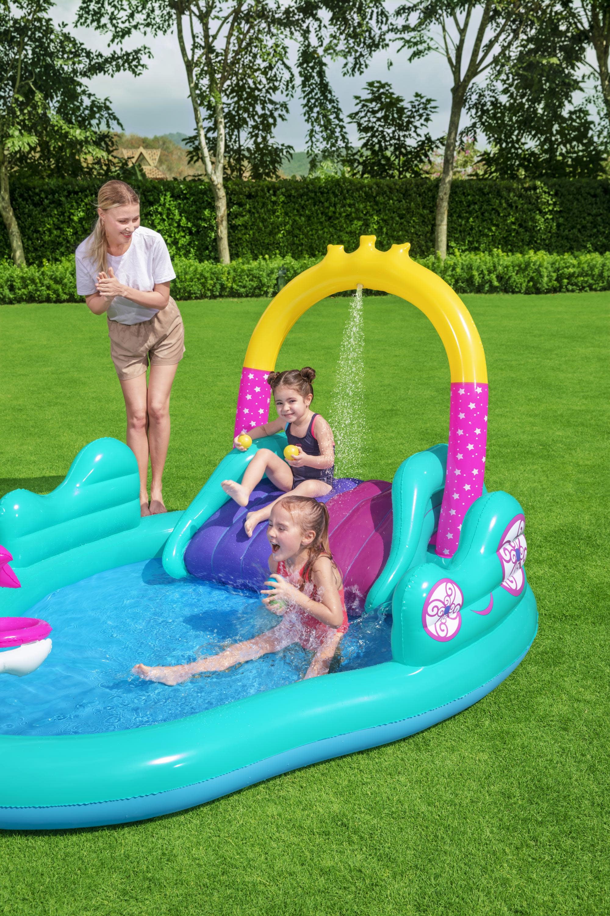H2OGO! Magical Unicorn Carriage Play Pool Center