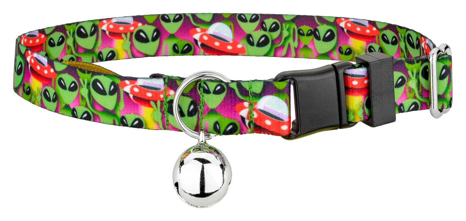 Country Brook Petz® Space Aliens Cat Collar
