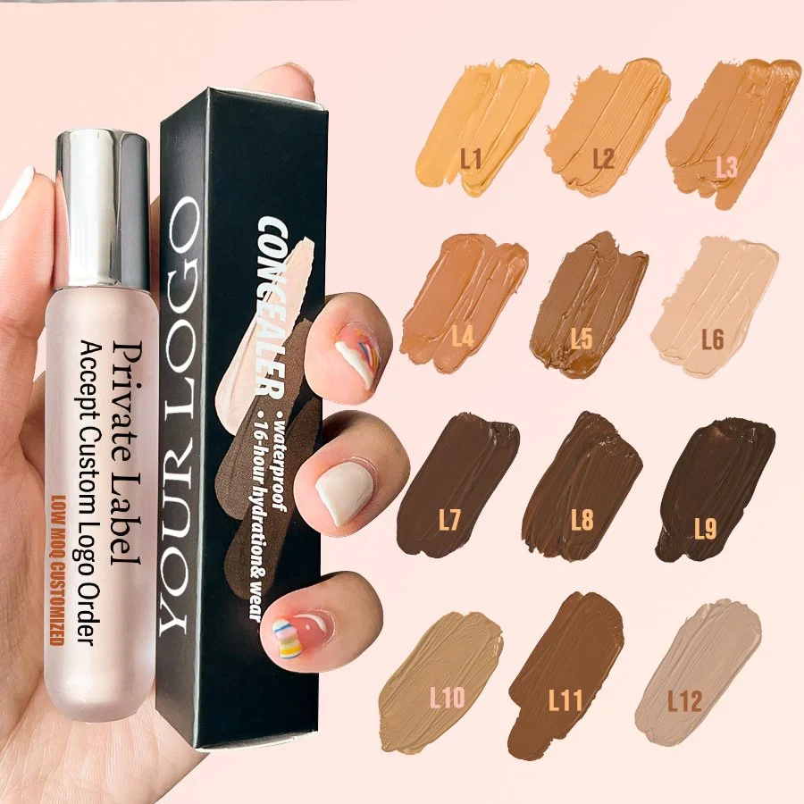 Custom Vegan Makeup 6 Color Liquid Concealer
