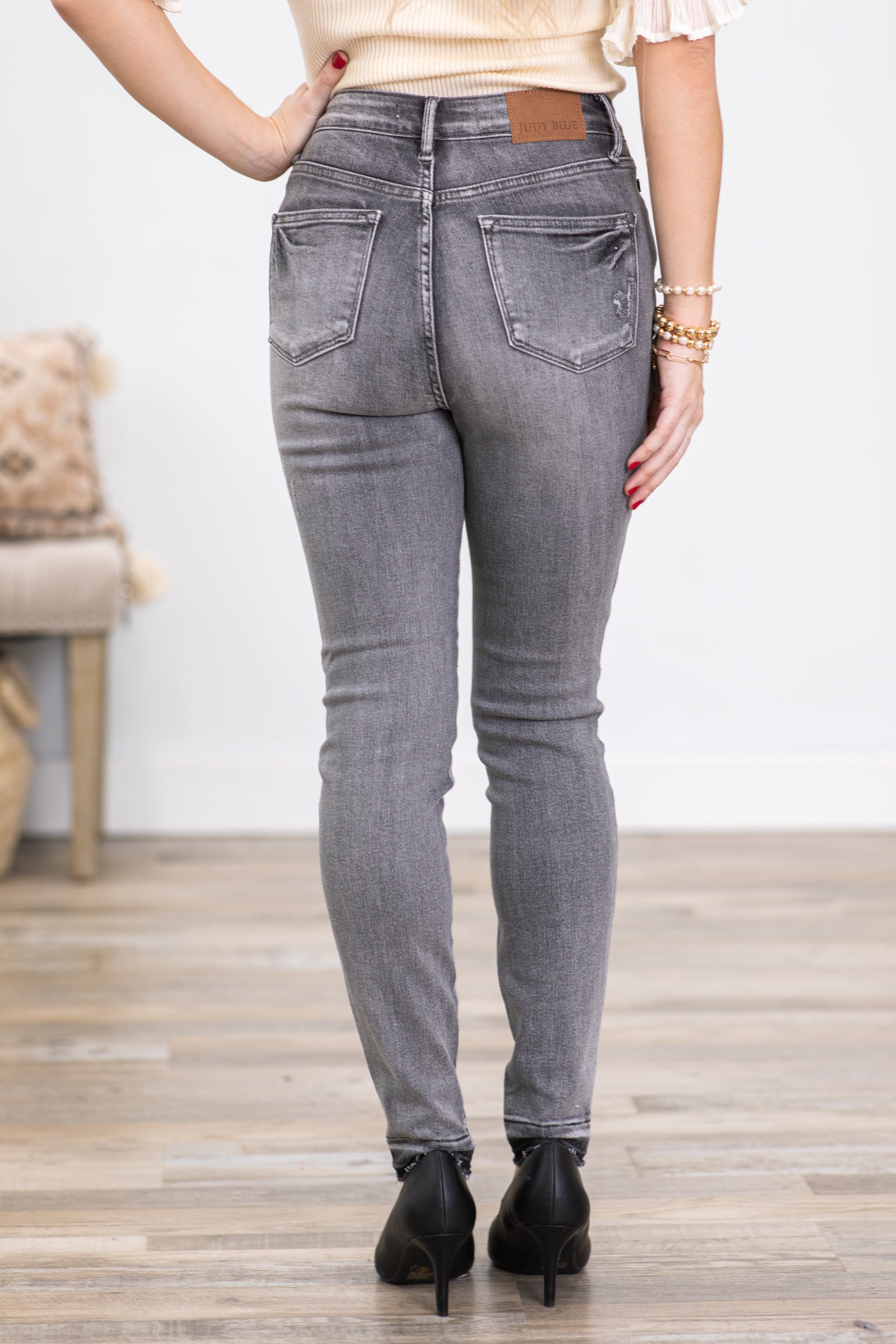 Judy Blue Tummy Control Grey Jeans