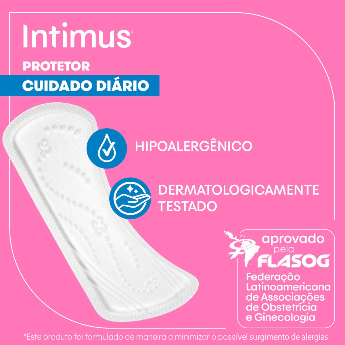 Protetor Diario Cuidado Diario Intimus 80 Unidades