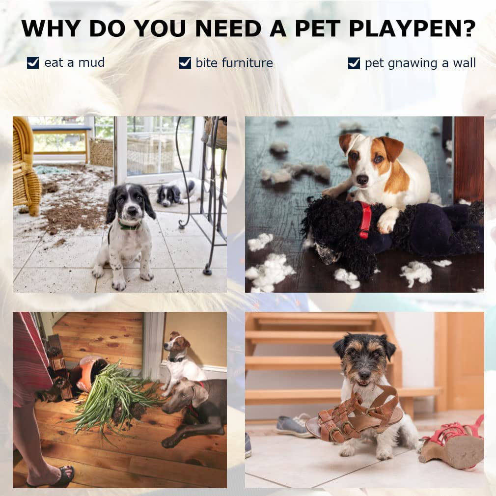 YRLLENSDAN 36/42/48 inch Heavy Duty XL Large Dog Crate for Large Dogs， Dog Crates and Kennels with Wheels Plastic Tray Double-Door Outdoor Metal Wire Pet Dog Cage for Medium Small Dogs