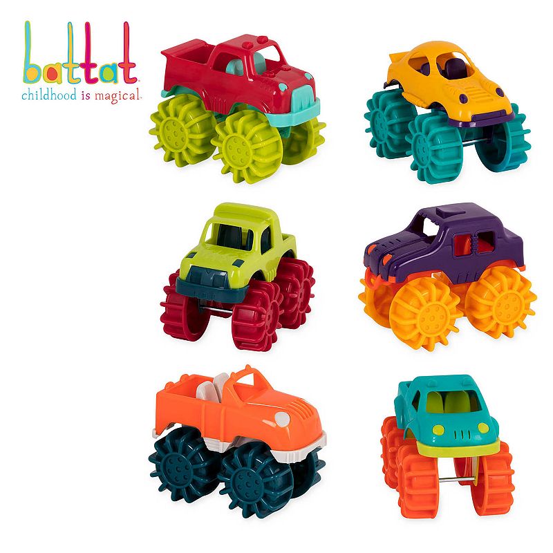 Battat Mini Monster Trucks Playset