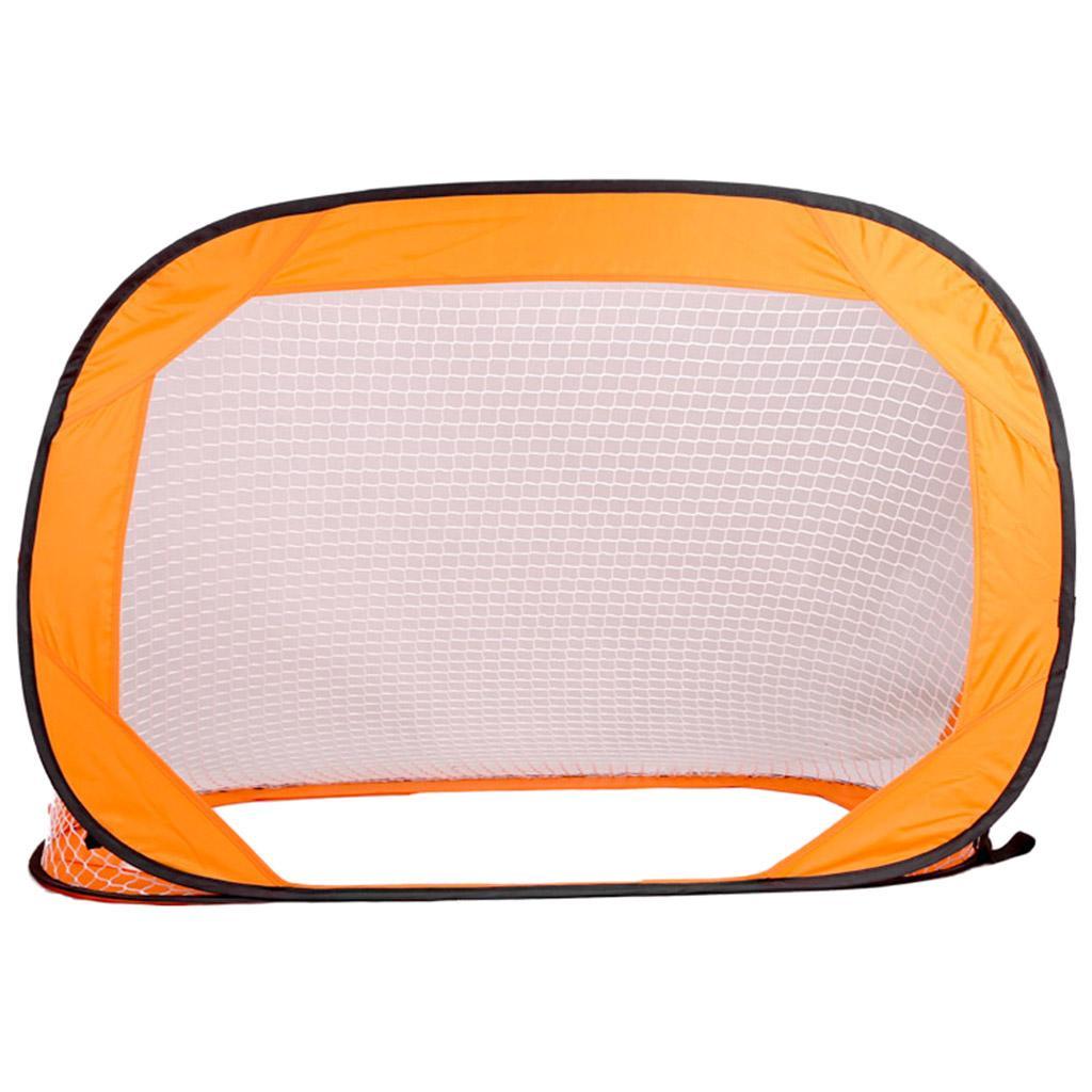 Children Orange Soccer Goal Portable Football Gate Outdoor Sport Toy Set