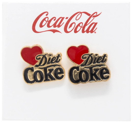 PRE-ORDER Coca-Cola Stud Earrings shipping apx 2/19