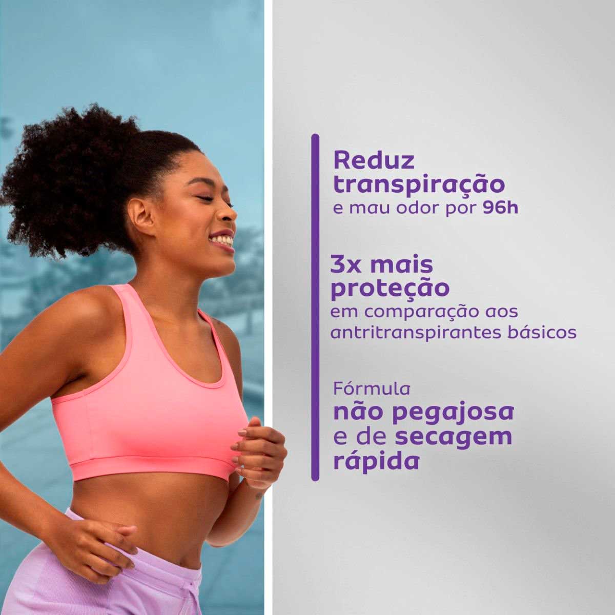 Desodorante Clinical Revigorante Aerossol Antitranspirante Monange Feminino 150ml