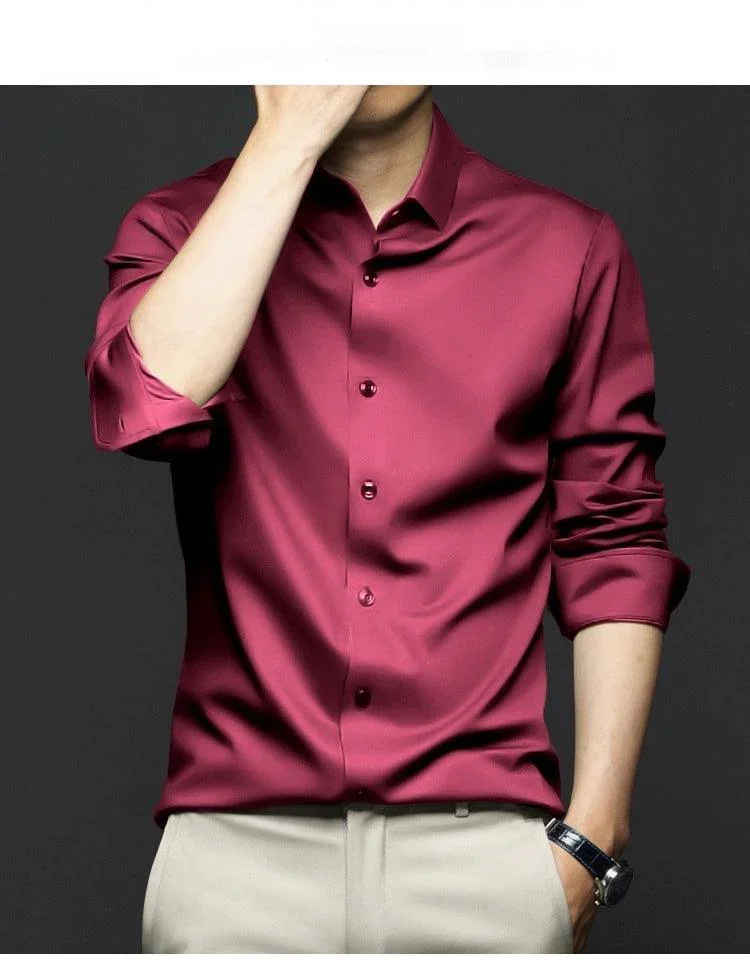 Camisa Social Alto Padrão IceSublime em Seda Gelo