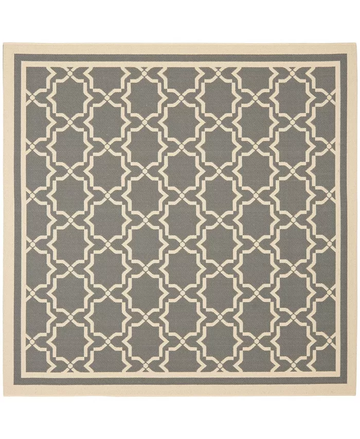 Safavieh Courtyard Anthracite and Beige 6'7