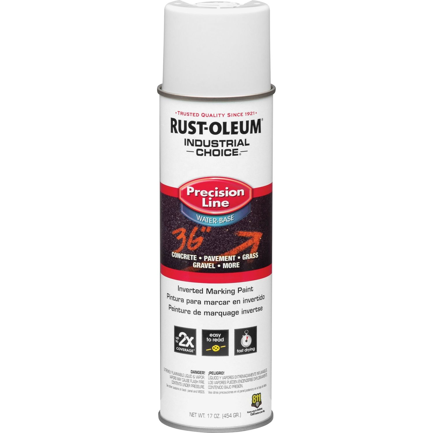 White M1800 Marking Paint Spray by Rust-Oleum Corporation RST203039CT