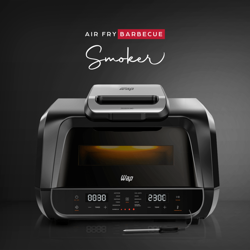 Fritadeira Elétrica Air Fry WAP Barbecue WC AB1090 Smoker