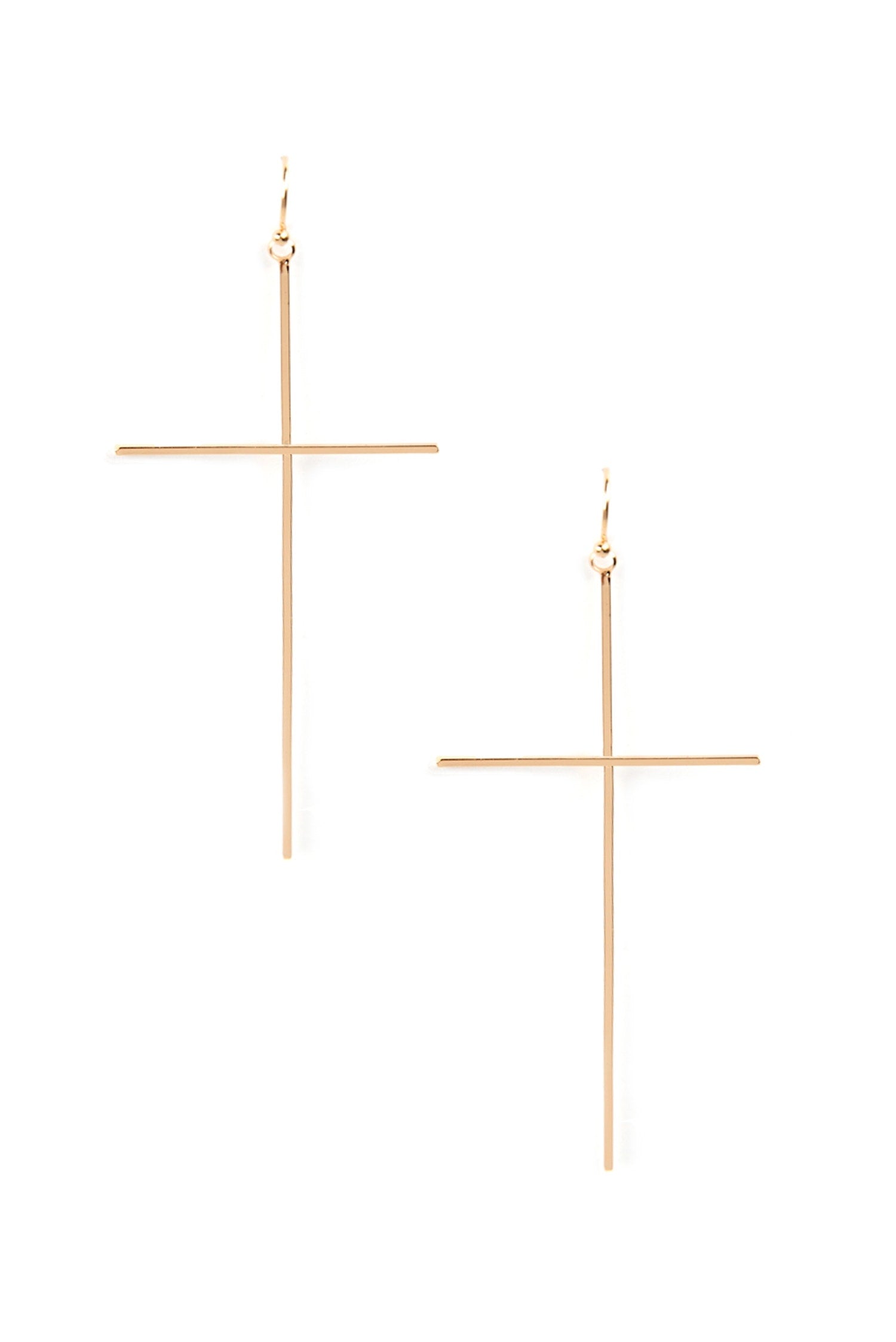 Dainty Cross Duster Earrings