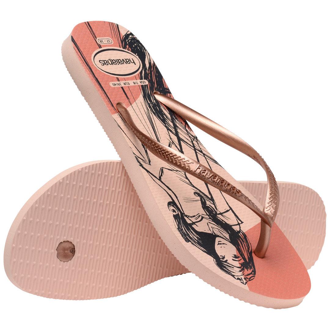 Chinelo Havaianas Slim Princesas