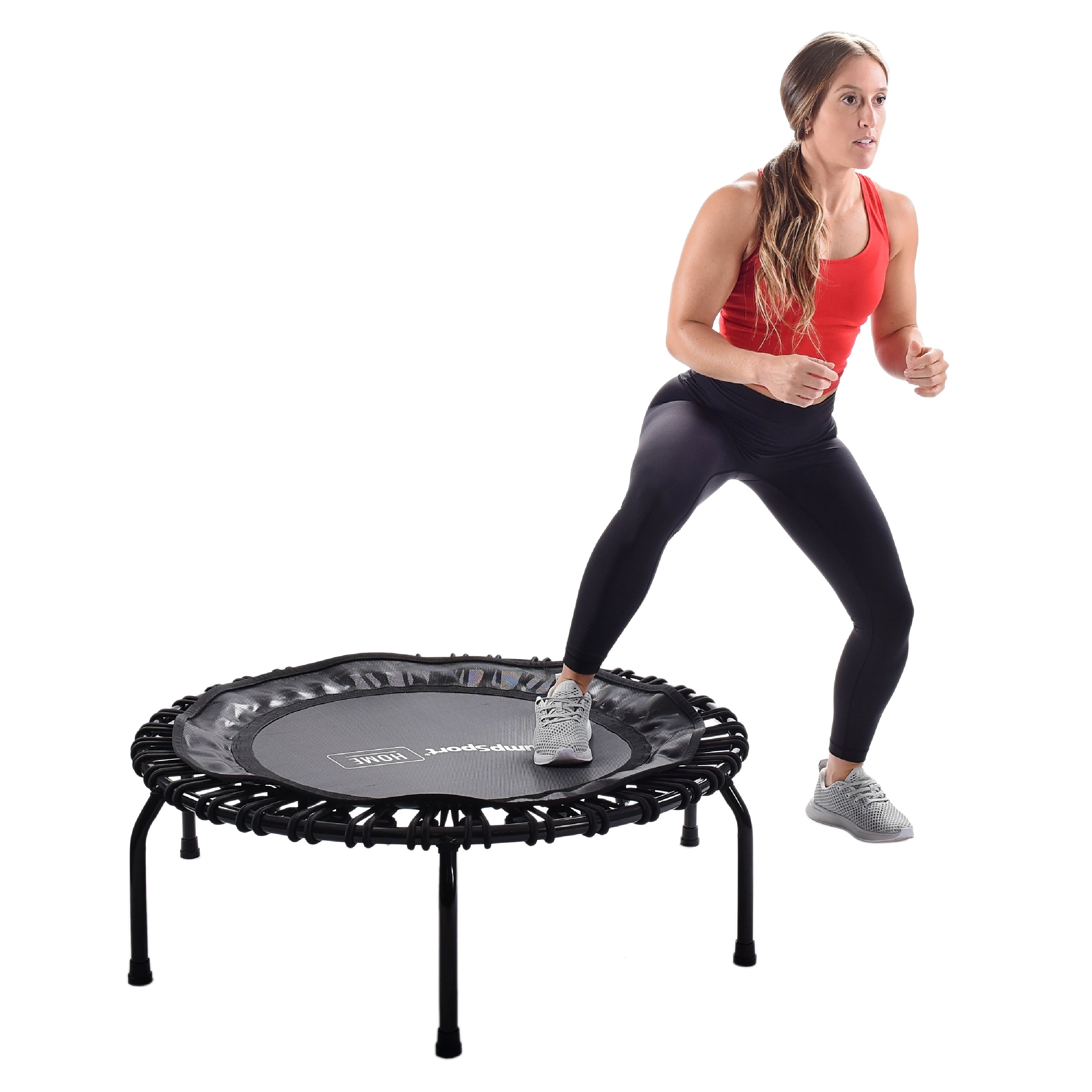 Jumpsport 40 in. Home Fitness Trampoline 105 Light Weight Mini Trampoline