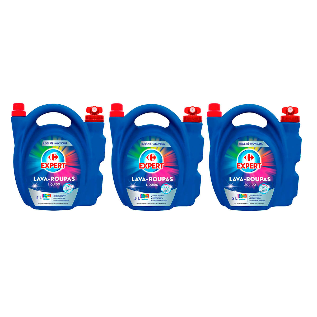 Lava Roupas Carrefour Expert 5L 3 Unidades