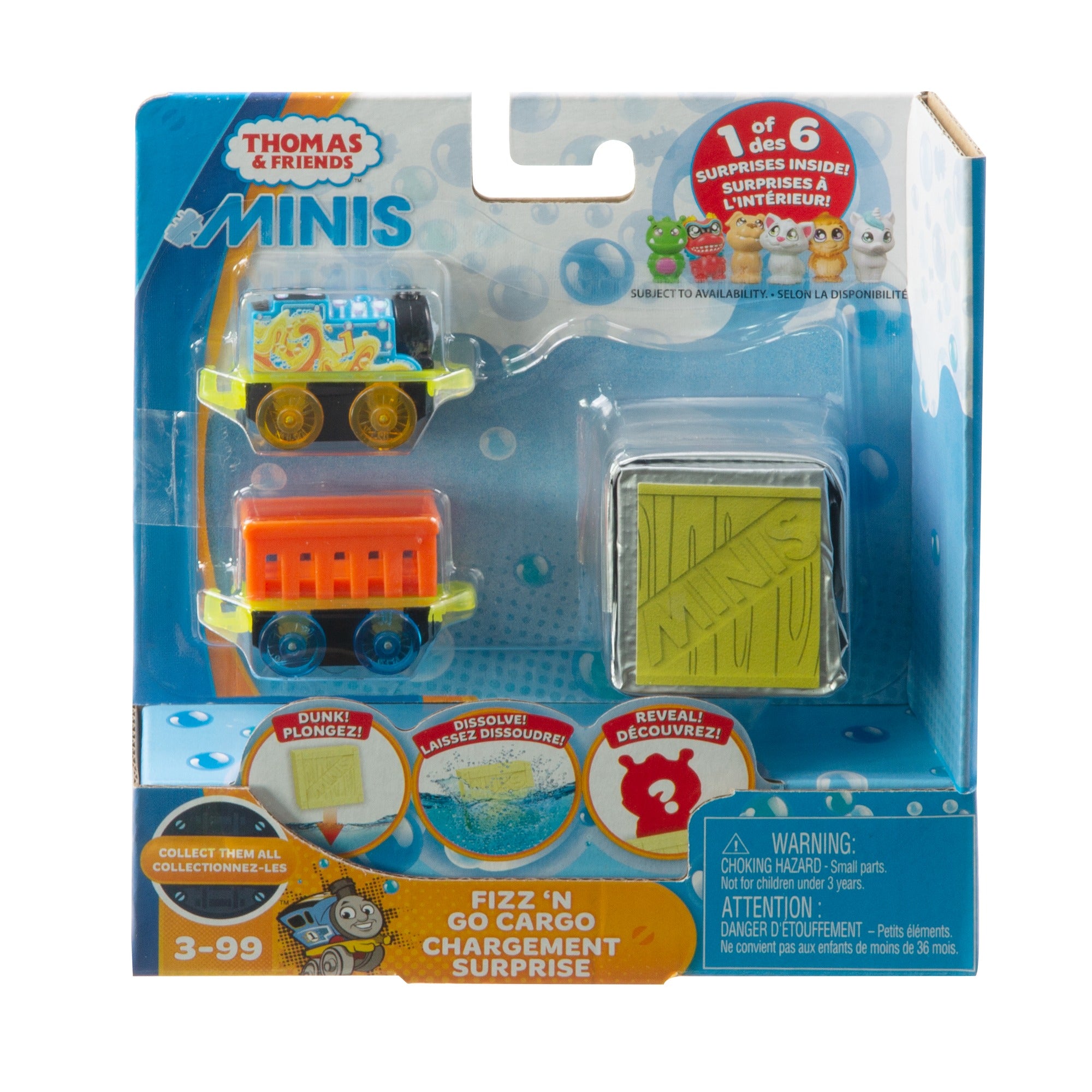 Thomas and Friends MINIS Fizz 'n Go Cargo Surprise Thomas and Unicorn