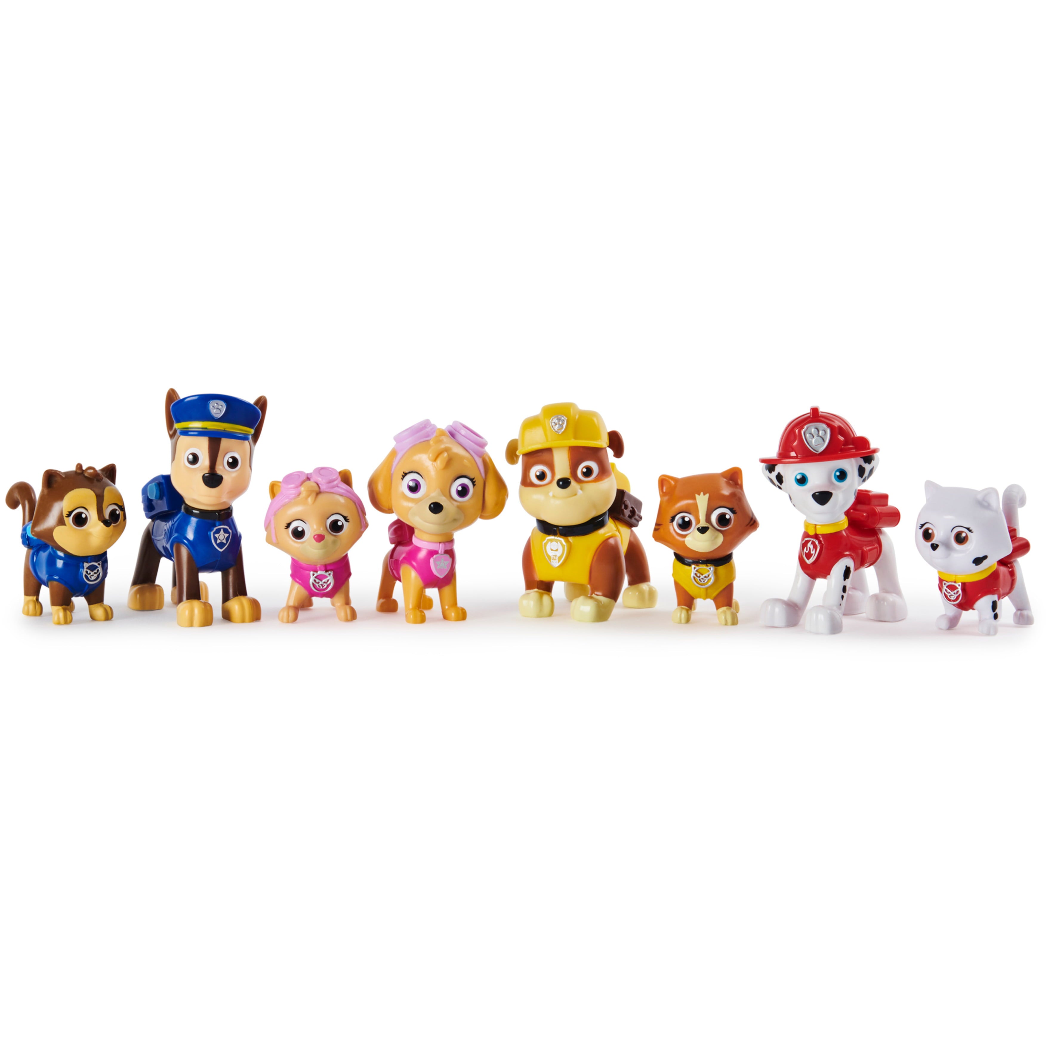Paw Patrol， Kitty Catastrophe Gift Set with 8 Collectible Toy Figures， for Kids Aged 3 and up