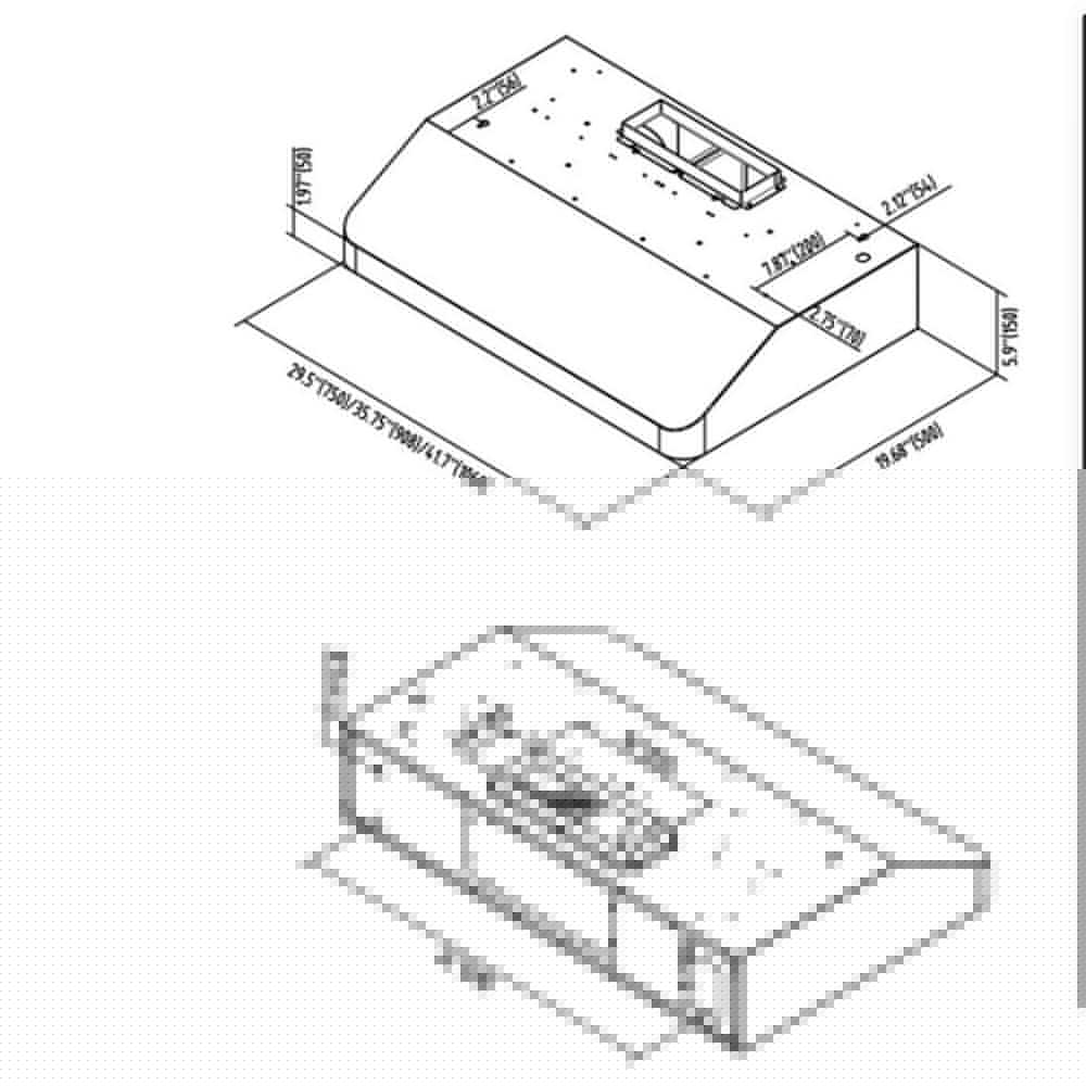 iKTCH 30 in 900 CFM Ducted Under Cabinet Range Hood in Stainless Steel 4 Speed Gesture Sensing and Touch Control Panel